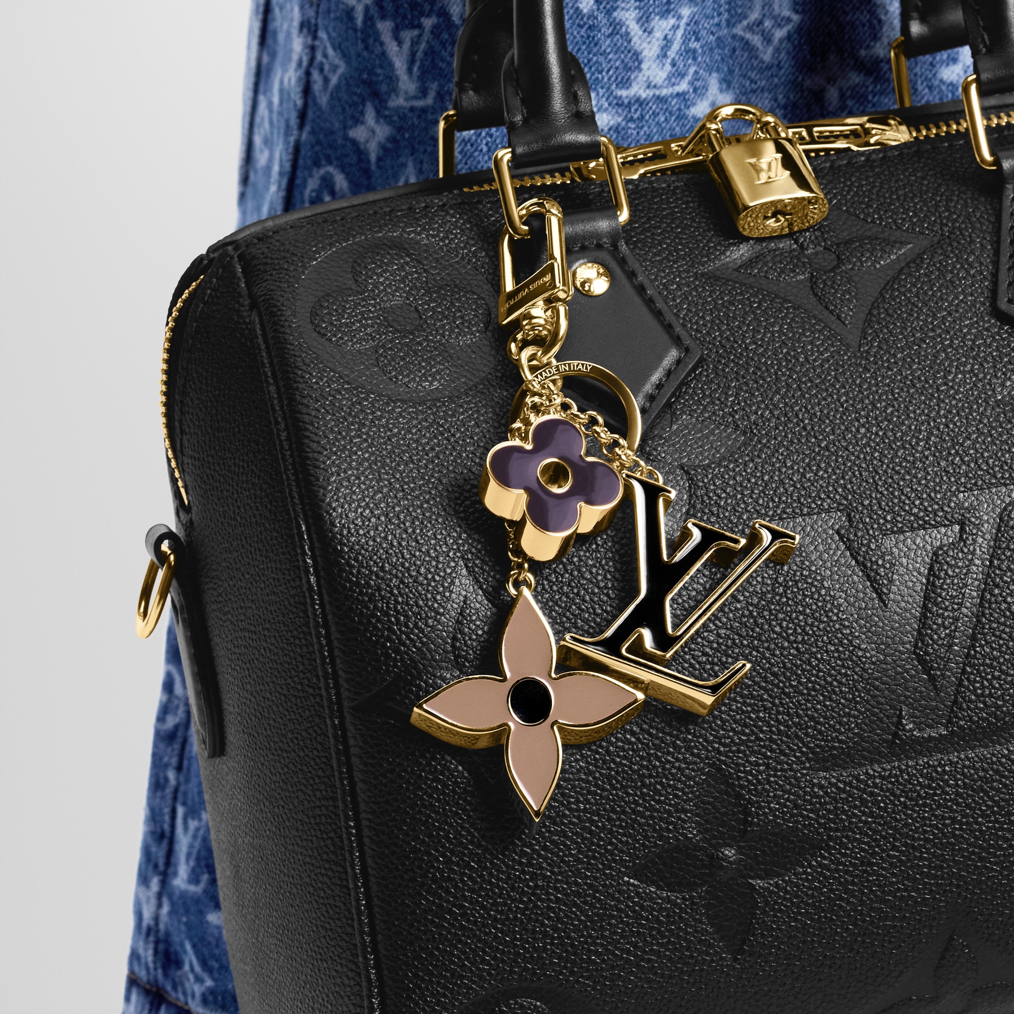 Fleur de Monogram Bag Charm S00 - Women - Accessories | LOUIS